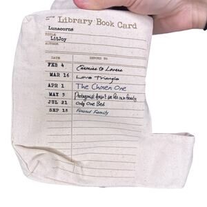 LitJoy Trope Once Upon a Trope Library Card Knot Bag - November 2025 To Bee Read